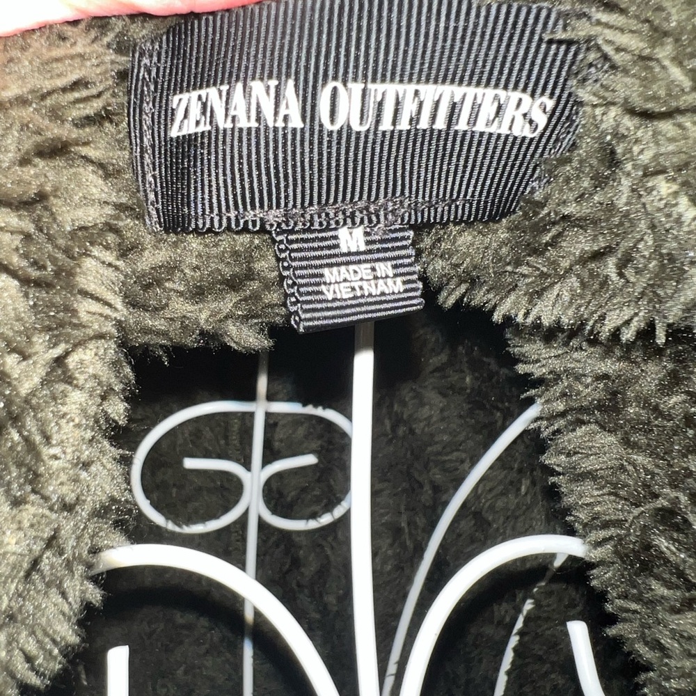 Zenana Outfitters Olive GreenTeddy Jacket - Picture 4 of 4
